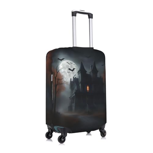 Halloween Horror Tsa Approved Luggage Cover For 18-32 Inch Suitcases Scratch-Resistant Stretch Luggage Cover3