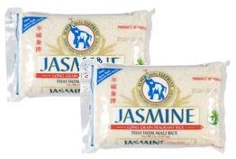 Super Lucky Elephant Jasmine Rice, 5 Pound (Pack of 2)
