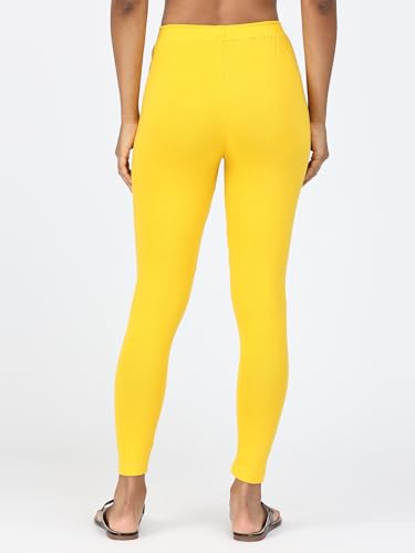 Image of Robinbosky Premium Stretchable Cotton Ankle Legging for Women | Suitable for Formal wear & Casual wear | High-End Elastic Makes The Leggings Squat Proof and Durable for Travel, Yoga, & Workout.