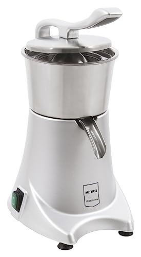 METRO Professional Presse-agrumes GJU2001, Centrifugeuse Presse Agrume Electrique Professionnel, fonte d'aluminium / acier inoxydable, 287 x 212 x 406 mm, 230...