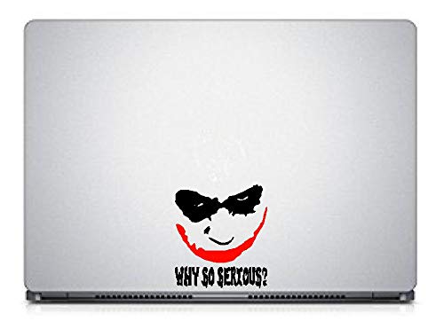 LYOMAN® Why So Serious? Skull Laptop Sticker & Decal Vinyl Graphic Black,Red (B07JVQPNN3) Amazon Price History, Amazon Price Tracker