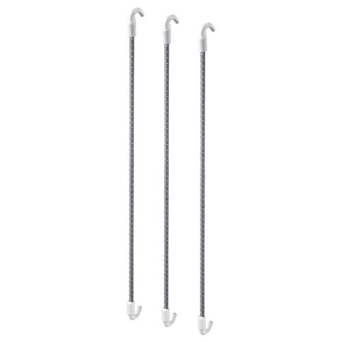 IKEA Skadis 403.216.31 - Cordón elástico (3 unidades), color gris