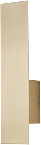 Miniatura 2 de LEDMyplace - Aplique decorativo de pared LED de 2 luces, 120 V, base GU10, alto CRI, cuerpo de hierro y difusor de vidrio esmerilado, certificación