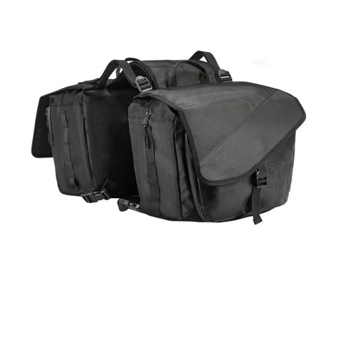 NOKRGQW Bolsa De Equipaje para Moto Alforjas Laterales De 40 L para Motocicleta Sportster Y Softail con Funda para Lluvia Universal