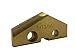 YG-1 S01325 HSS M4 Spade Drill Insert, TiN Finish, 1/4