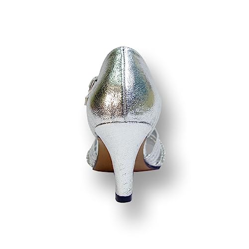 Floral Eryn Women Wide Width Evening Dress Shoe for Wedding, Prom, Dinner4