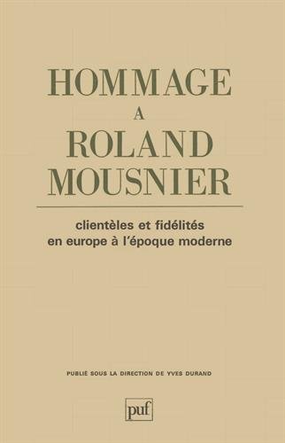 Hommage à Roland Mousnier