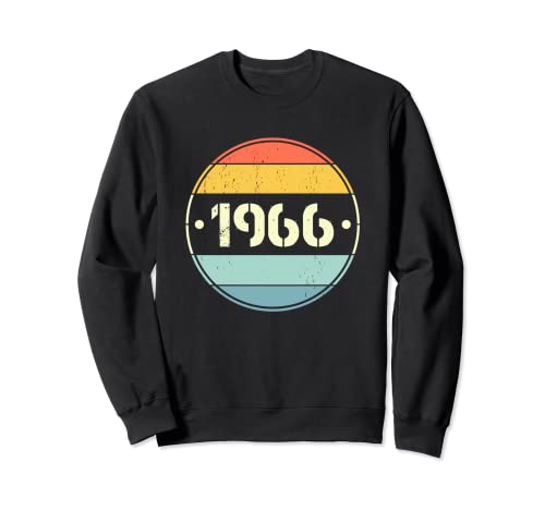 Camisetas vintage de cumpleaños de 1966 para mujer, divertidas camisetas de cumpleaños de 1966 Sudadera