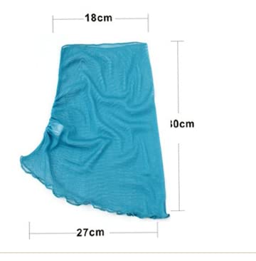 100% Mulberry Silk false Collar neck cover scarf knitted mesh mesh cloth solid color real silk bib pullover scarf2