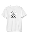 Ajuste básico Volcom Men\'s Crisp Stone Short Sleeve Tee, White, Small