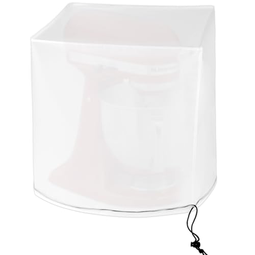 Image of Mixer Dust Cover Water Proof Protective Covers with adjustable drawstring cord, Compatible with KITCHENAID ARTISAN, Hamilton, PowerXL, Ninja, Cosori -14W x17D x20H in