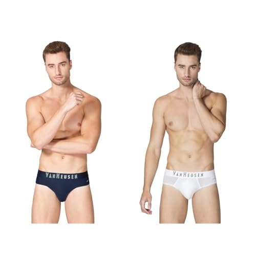 Image of Van Heusen Men's Briefs | Air Series| Light as air |Ultralight for superior comfort| Mesh Fabric | Breathable Active Trunks - Moisture-Wicking| Sweat Absorbant | Stretch Cotton Blend| Underwear for Active Wear | Style 40007|Available in Pack of 1 & 2