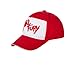 Xcostume Terry Bogard Hat The King of Fighters Cap Adjustable Size for Adults, Red & White, one size: 58-62cm