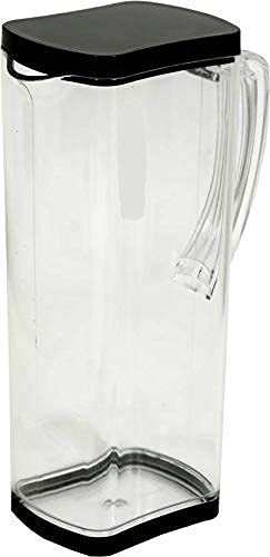 KD ZONE Unbreakable Water Jug Transparent Water Jug Juice Jug (Set of 2) Plastic Lid Plastic Water jug for Home use Milk, Coffee, Tea, Juice, Beer Jug (2 Liter)(Set of 2) 4