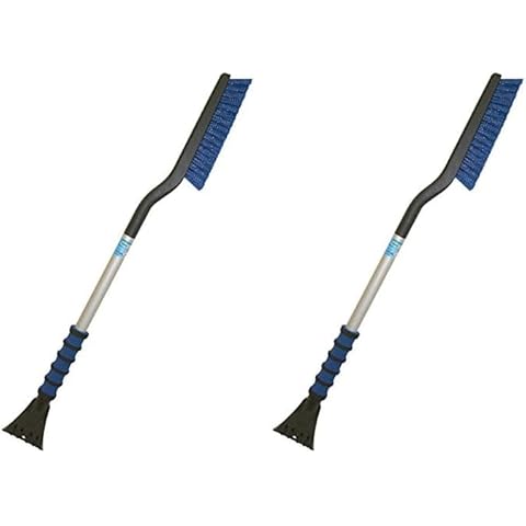 Mallory USA 989-34 MEGA MAXX 34" Long Reach Snow Brush with Integrated Ice Scraper and Foam Grip (Colors May Vary) (Pack of 2) Cover