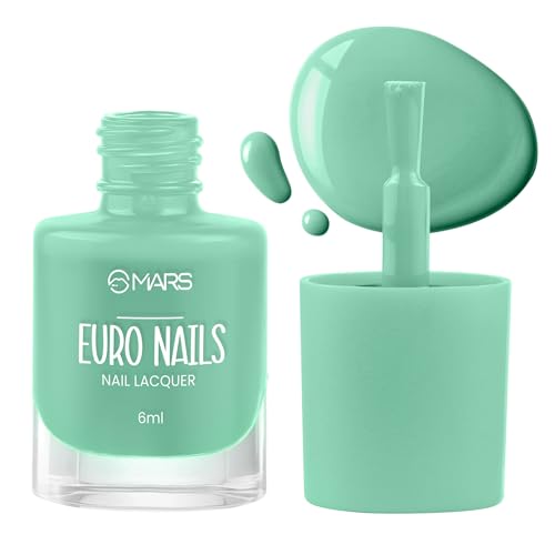 Image of MARS EURO Nail Lacquer | Glossy Gel Finish | Rich Pigmentation | Chip Free | Quick Drying Formula | Long Lasting Nail Polish for Women | (6.0 ml) (Shade-56)