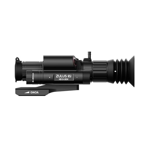 DNT Optics Zulus HD V2 5-20x Digital Day/Night Vision Scope with Infrared and Laser Rangefinder & Ballistic Calculator