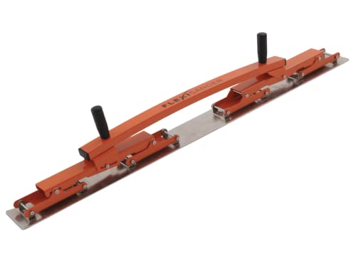 Flexible filler spatula Flexisander FFK140093, 55 1/8 x 3 1/2 in, designed for applying filler to curved, flat surfaces, suitable for vehicle body repairers, shipbuilders, composite, buildings, cars