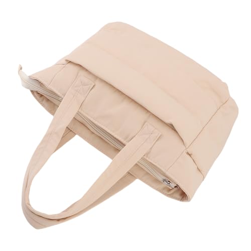 Puffy Dead Bag, Fashionable Simple Shoulder Bag Filled for Daily Use for Your (Beige)2