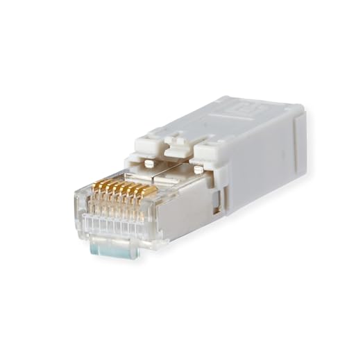 BTR Blumberger E-DAT Industry 1401500810-I - Connettore RJ45, dritto, grigio chiaro, 1 pezzo