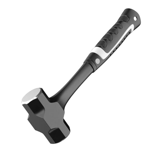 EINCORN Octagonal Hammer Solid Hammer Wall Tool Heavy Construction Site Multifunctional Shock Absorbing Hammer Tool
