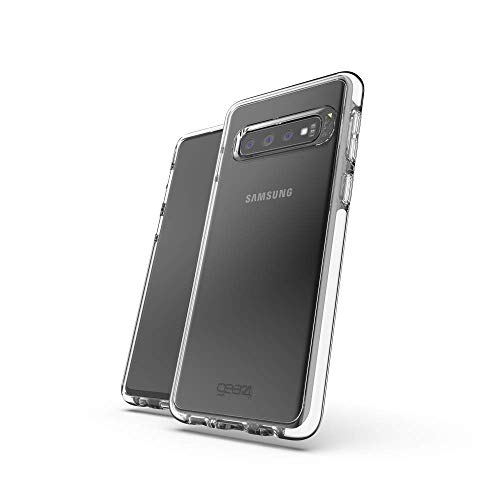 Gear4 Piccadilly Clear Case with Advanced Impact Protection [ Protected by D3O ], Slim, Tough Design for Samsung Galaxy S10  White