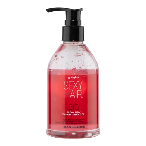Image of SexyHair Big Blow Dry Volumizing Gel | Added Volume with Hold | Up to 72 Hours of Humidity Resistance | All Hair Types