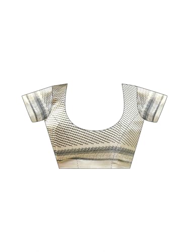 Image of SIRIL Women's Cotton Printed Saree With Unstitched Blouse Piece