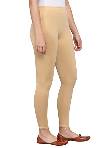 Image of NGT Super Cotton (Pack of 3) Ankle Length Leggings for Women and Girls.