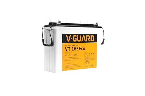 Image of V-Guard VT 165 Eco Inverter Battery |Tubular Technology| High Backup Performance | 152Ah@C20 Capacity | 18 + 18 Month Warranty