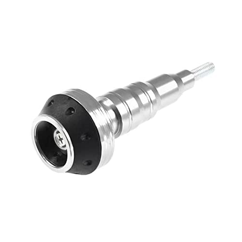 Curseur de chute moto M10 argent patin de cadre rigide