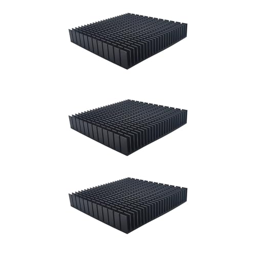 Booso 3X Panel Calefactor de 120 mm Disipador de Disipador de de Aluminio CPU Amplificador de Potencia Radiador B