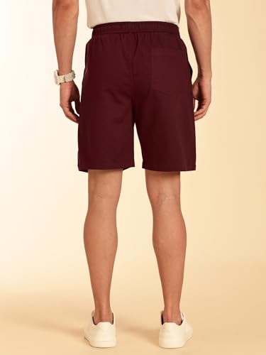 Image of Thomas Scott Men's | Solid | Mid Rise | 100% Cotton | Casual | Light Weight | Chino | Shorts for Men