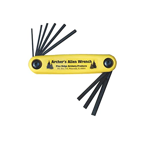 Image of Pine Ridge Archery Archer's Allen Wrench Set - USA Made Archery Hex Key Tool Kit for Bow Tuning, Sight & Rest Adjustment