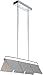 Craftmade 49573-CH-LED Tente Linear Glass Mini LED Chandelier Lighting, 3-Light, 96 Watts, Chrome (8"W x 7"H)