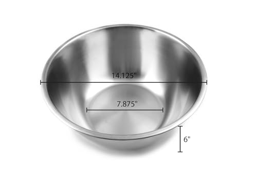 Image of Fox Run Stainless Steel Mixing Bowl, Set of 3 Nesting Mixing Bowls