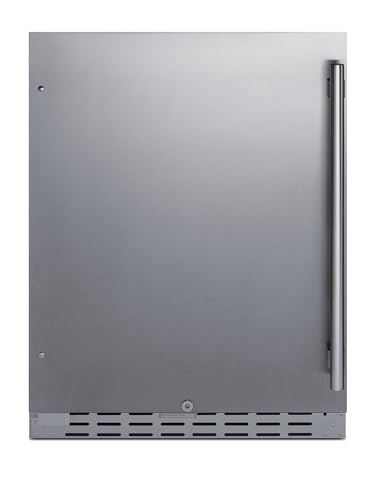 Summit 24” Built-In Outdoor Refrigerator, ADA Compliant, Commercial - AL55OSCSS (RHD)