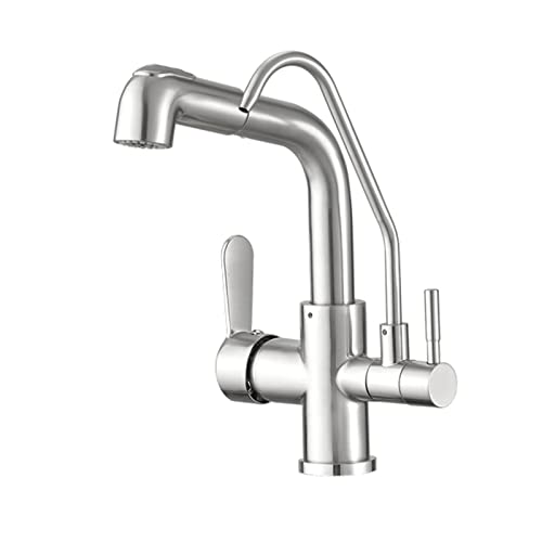 Grifos Cocina Fregadero Extraible Grifo 3 Vias Osmosis Filtro Agua Grifo Cocina 3 En 1 Para Purificador De Filtro De Aguay Fregadero De Grifo Cepillado Grifos Cocina Fregadero Extraible Grifo 3 Vias Osmosis Filtro Agua Grifo Cocina 3 En 1 Para Purificador De Filtro De Aguay Fregadero De Grifo Cepillado