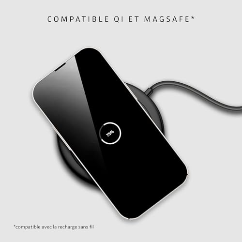 Coque iPhone 14 Pro protection rigide fine et solide imprimée motif cœurs - 6