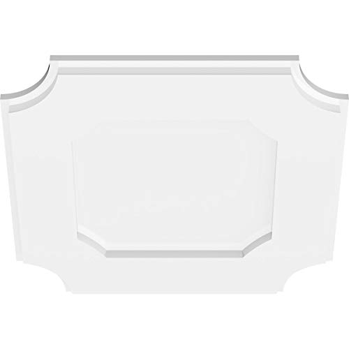 Ekena Millwork CMP16LE Locke Architectural Grade PVC Contemporary Urethane Ceiling Medallions 16"OD x 9 1/2"C x 1"P by Ekena Millwork - Image 2