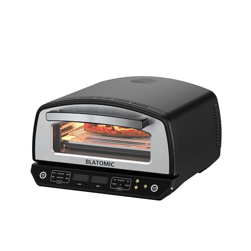 Indoor Pizza Oven - Makes 13 Inch Pizzas, Heats up to 850°F - Countertop Electric Pizza Maker with 6 Touchscreen Presets