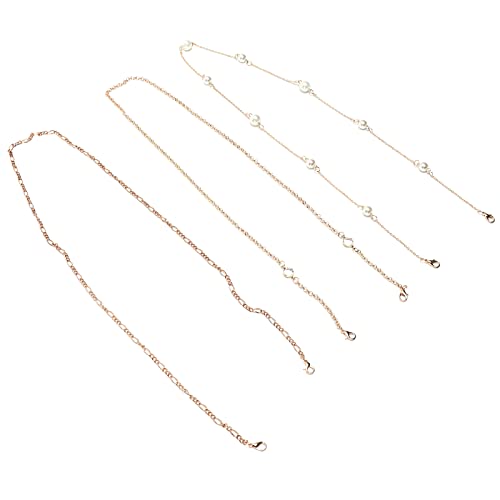 Corrente de mufla de boca, corrente de óculos de leitura confortável prático elegante para mulheres