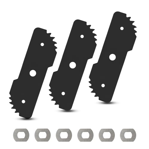 CLSR2U EB-007 7-1/2 Edge Hog Heavy-Duty Edger Replacement Blade Compatibles with Black+Deck er 2-in-1 String Trimmer Fits Model LE750 LE710 LE760 EH1000 with of Wear Indicators 3 Pack