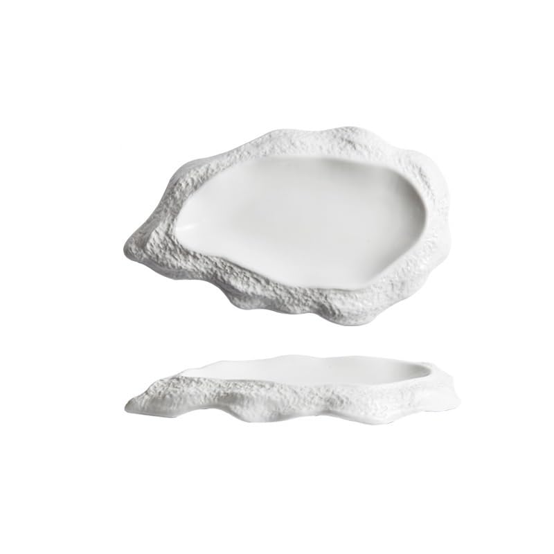 Assiette à dessert en céramique blanche TUSUOD au design épuré pour hôtel