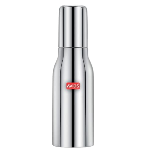 Image of AVIAS Ezee Stainless Steel Oil Dispenser 500ml Oil Container for Kitchen | Spill Proof, Airtight Cooking Oil Bottle | Durable Oil Can for Home Use | Oil Pot 500ml