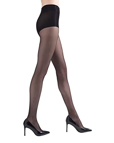 Natori Women's 2 Pair Pack Shimmer Sheer Control Top Tights Silver X-Large3
