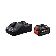 Bosch GXS18V-30N18 18V Starter Kit with 1 CORE18V 8 Ah High Power Battery and 1 18V 16 Amp Battery Turbo Charger