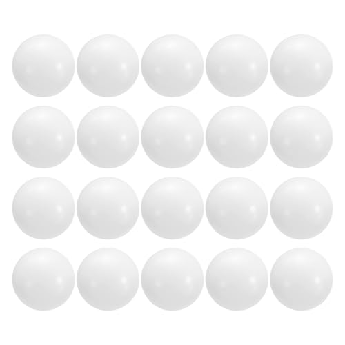 uxcell 20pcs POM Bearing Balls 1" 25.4mm Solid Plastic Bearing Ball