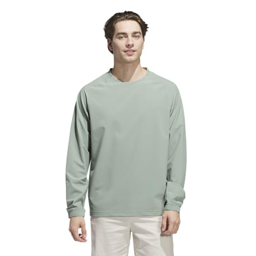 adidas Men's Go-to Wind Crewneck Pullover