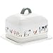 Produktbild Lesser & Pavey Butterschale mit Deckel Butterdose Country Life Farm mit Motiv: Tiere vom Bauernhof